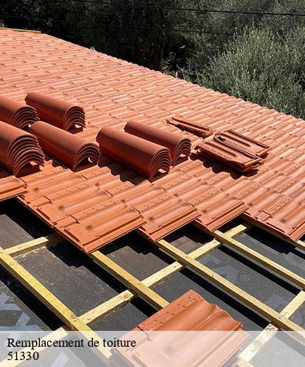 Remplacement de toiture  vernancourt-51330  Artisan Klatt père et fils