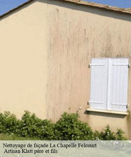 Nettoyage de façade  la-chapelle-felcourt-51800  Artisan Klatt père et fils