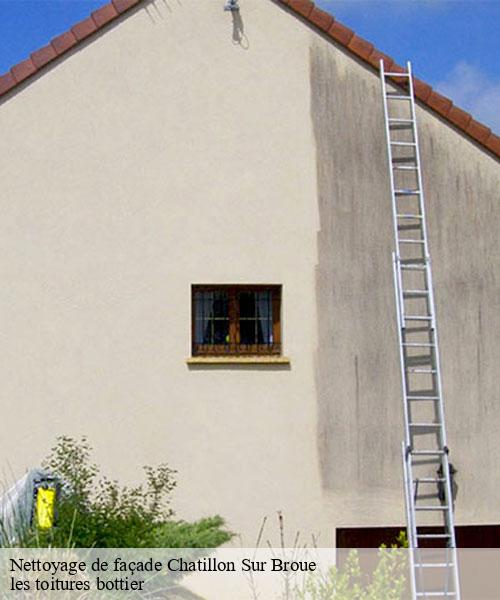 Nettoyage de façade  chatillon-sur-broue-51290 les toitures bottier