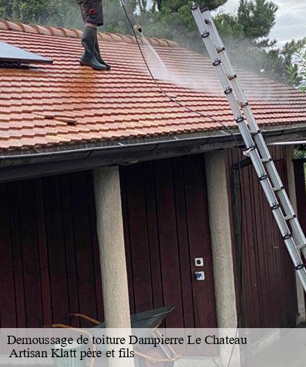 Demoussage de toiture  dampierre-le-chateau-51330  Artisan Klatt père et fils