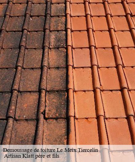 Demoussage de toiture  le-meix-tiercelin-51320  Artisan Klatt père et fils