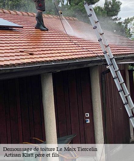Demoussage de toiture  le-meix-tiercelin-51320  Artisan Klatt père et fils