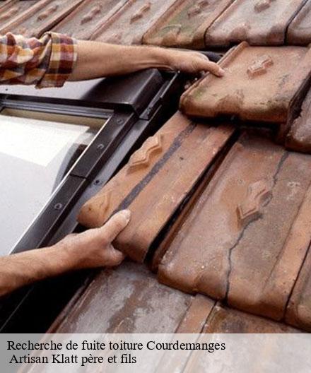 Recherche de fuite toiture  courdemanges-51300  Artisan Klatt père et fils