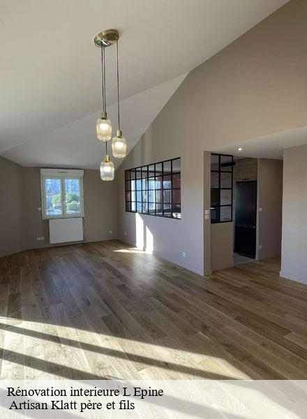 Rénovation interieure  l-epine-51460  Artisan Klatt père et fils