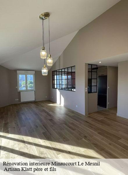 Rénovation interieure  minaucourt-le-mesnil-51800  Artisan Klatt père et fils