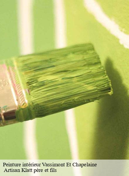 Peinture intérieur  vassimont-et-chapelaine-51320  Artisan Klatt père et fils